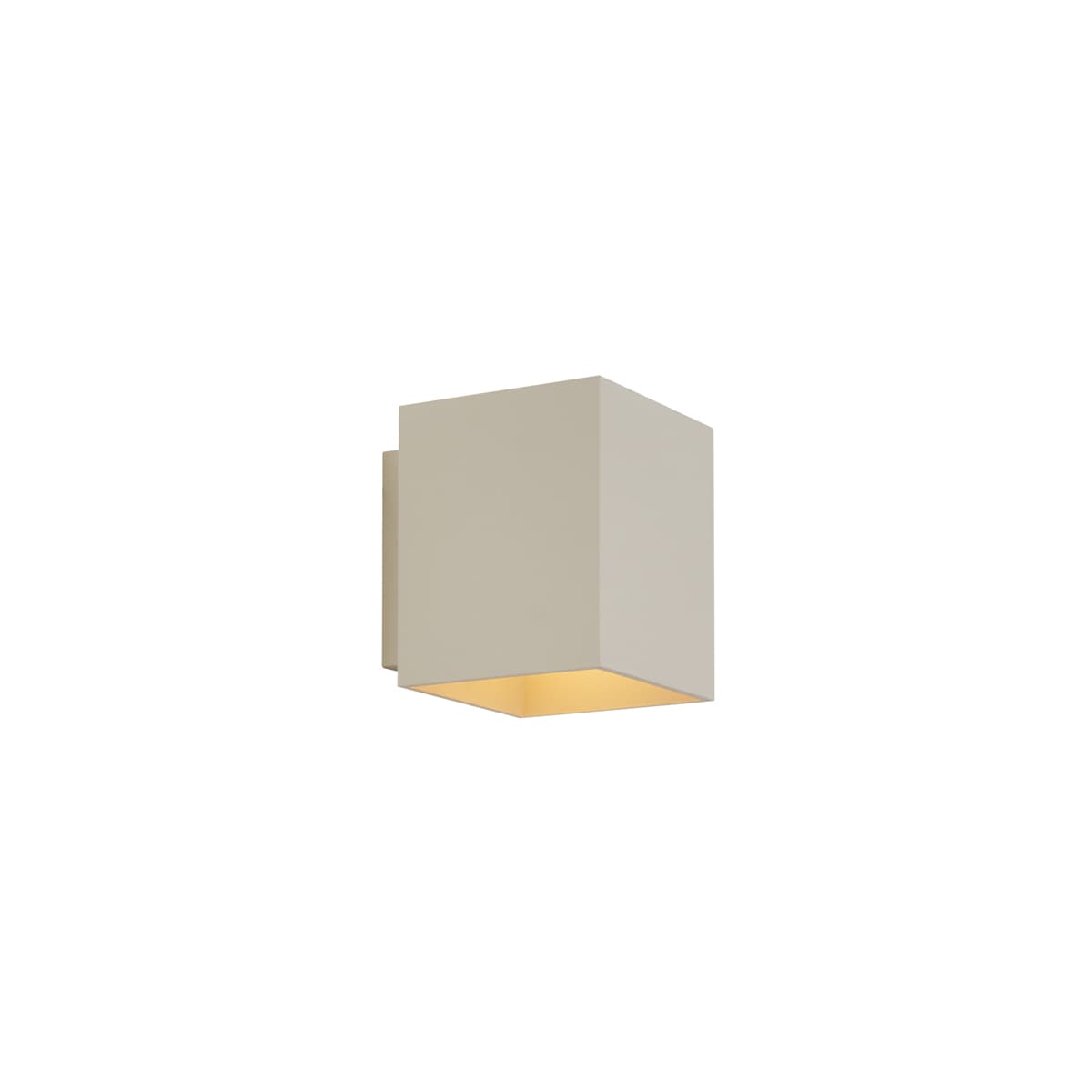 Moderná nástenná lampa béžová G9 štvorcová - Sola