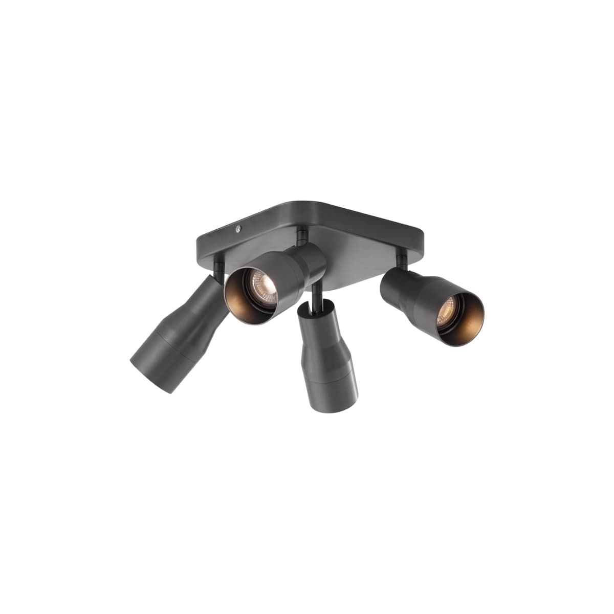 Štvorbodové stropné bodové svietidlo GU10 50 mm štvorcové - Stanley 1