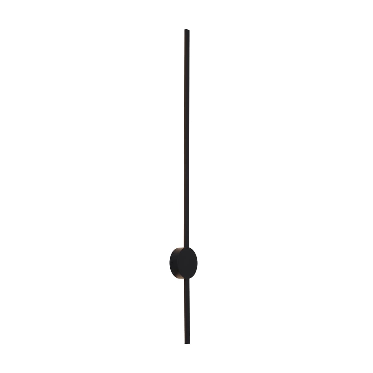 Moderné nástenné svietidlo čierne 100 cm vrátane LED - Clockwise 1