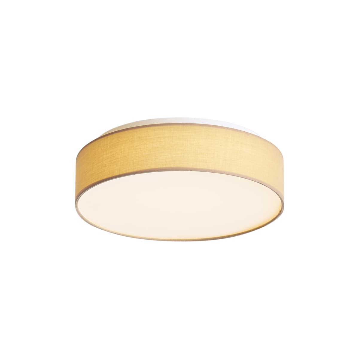 Inteligentné stropné svietidlo béžové 35 cm vrátane LED a diaľkového ovládania - Flat Drum 1