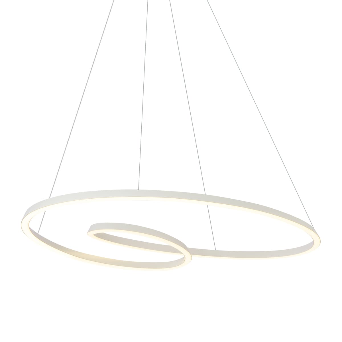 Škandinávske závesné svietidlo béžové 110 cm vrátane LED s 3-stupňovým stmievaním - Circuit