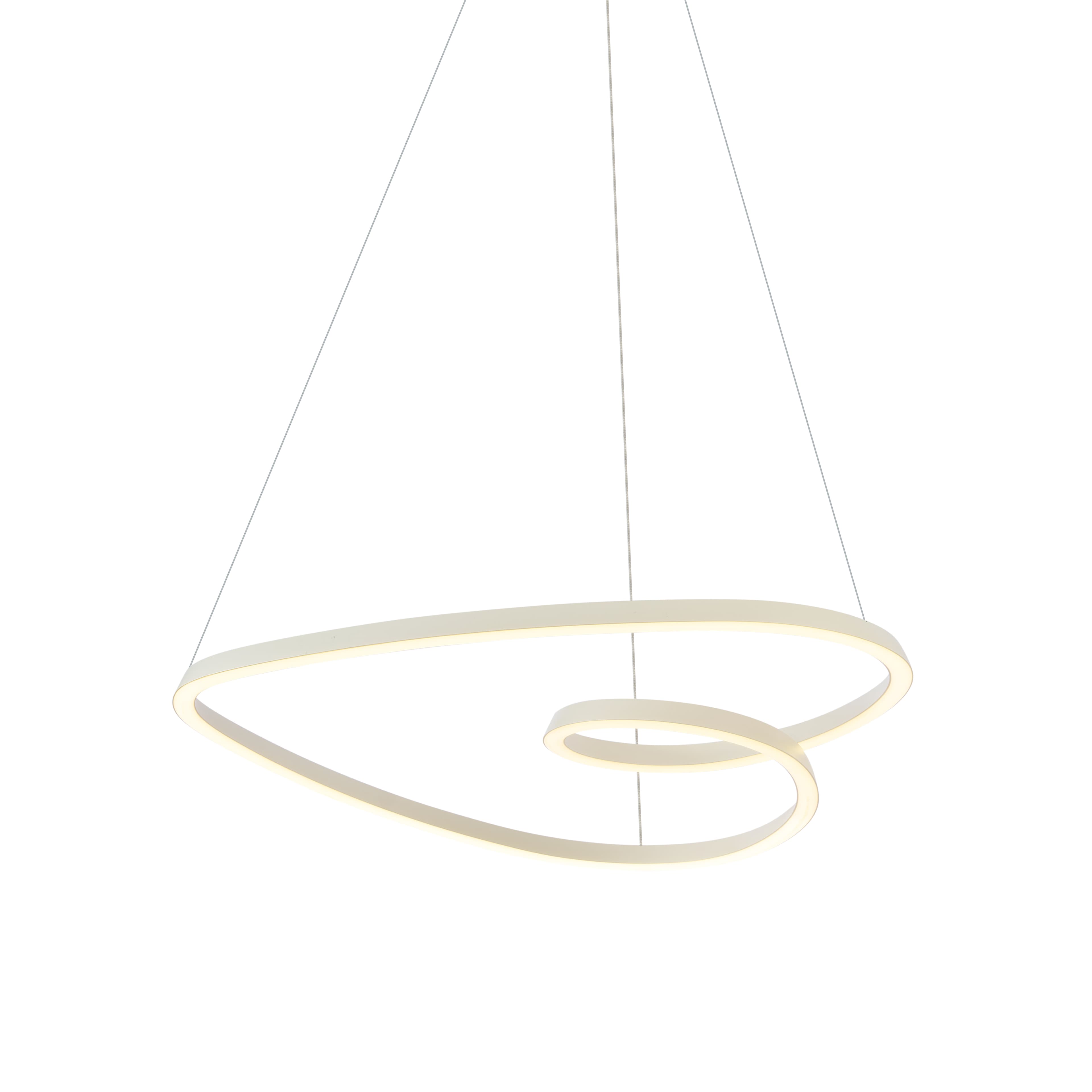 Škandinávske závesné svietidlo béžové 72 cm vrátane LED s 3-stupňovým stmievaním - Circuit 1