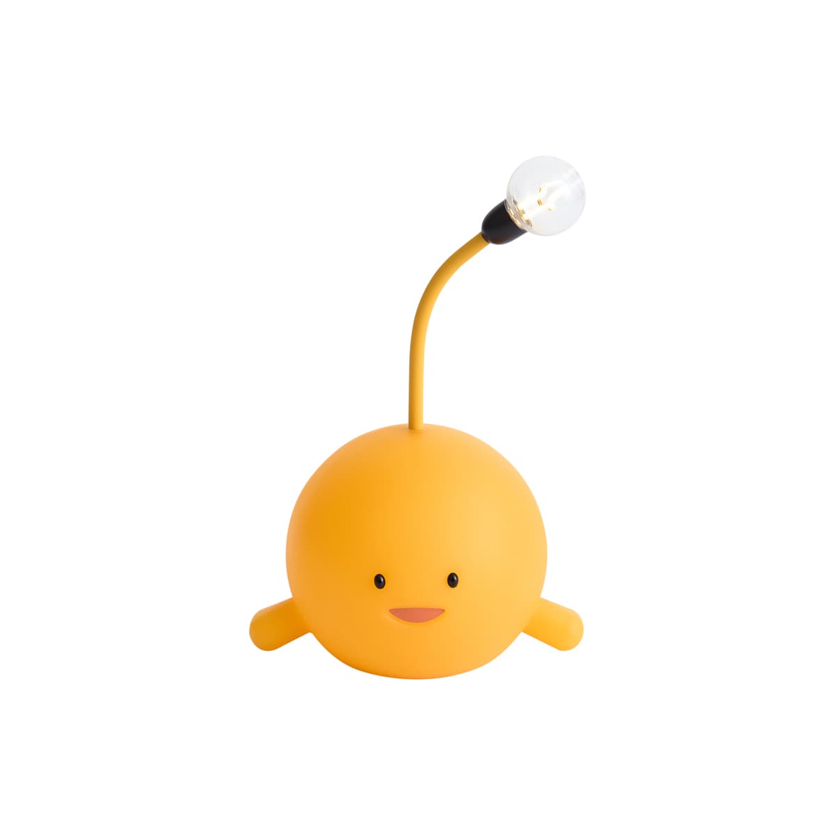 Moderná stolná lampa žltá vrátane LED nabíjateľná - Bulby