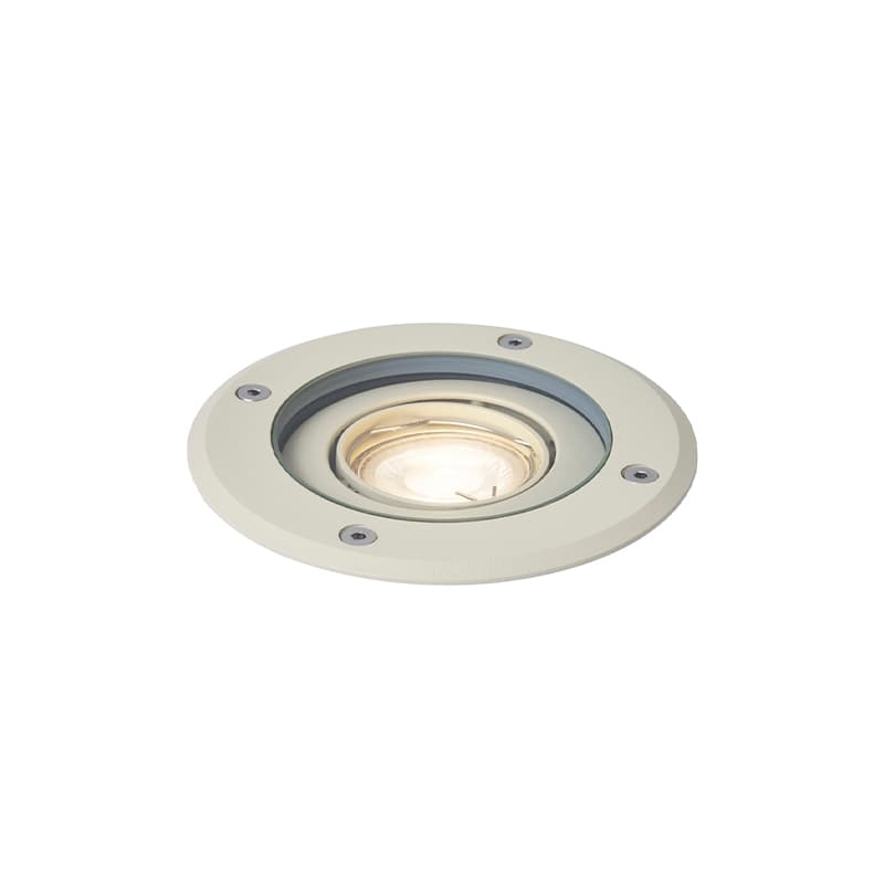 Moderné zemné bodové svietidlo béžové GU10 50 mm nastaviteľné IP65 - Delux