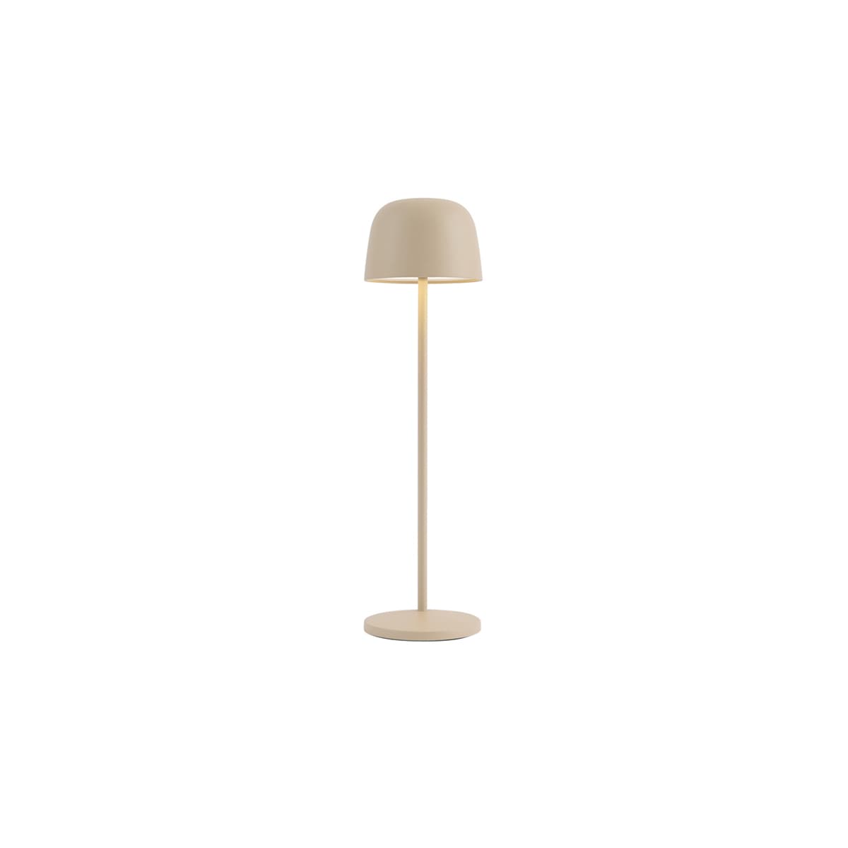 Stolná lampa béžová vrátane LED nabíjateľná s nabíjacou stanicou IP65 - Raika