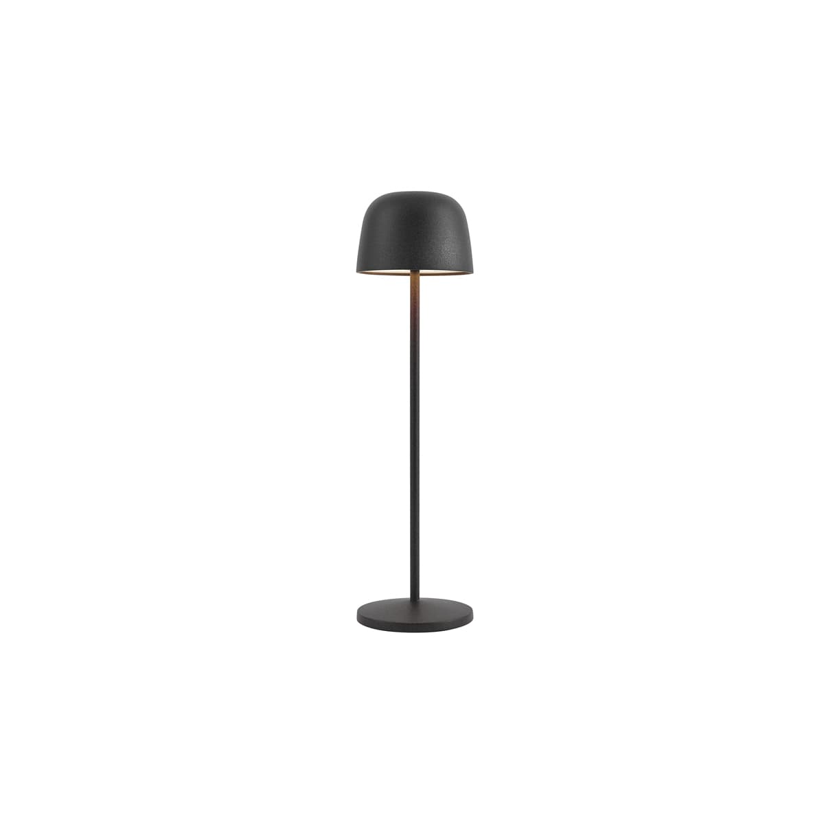 Stolná lampa čierna vrátane LED nabíjateľná s nabíjacou stanicou IP65 - Raika 1