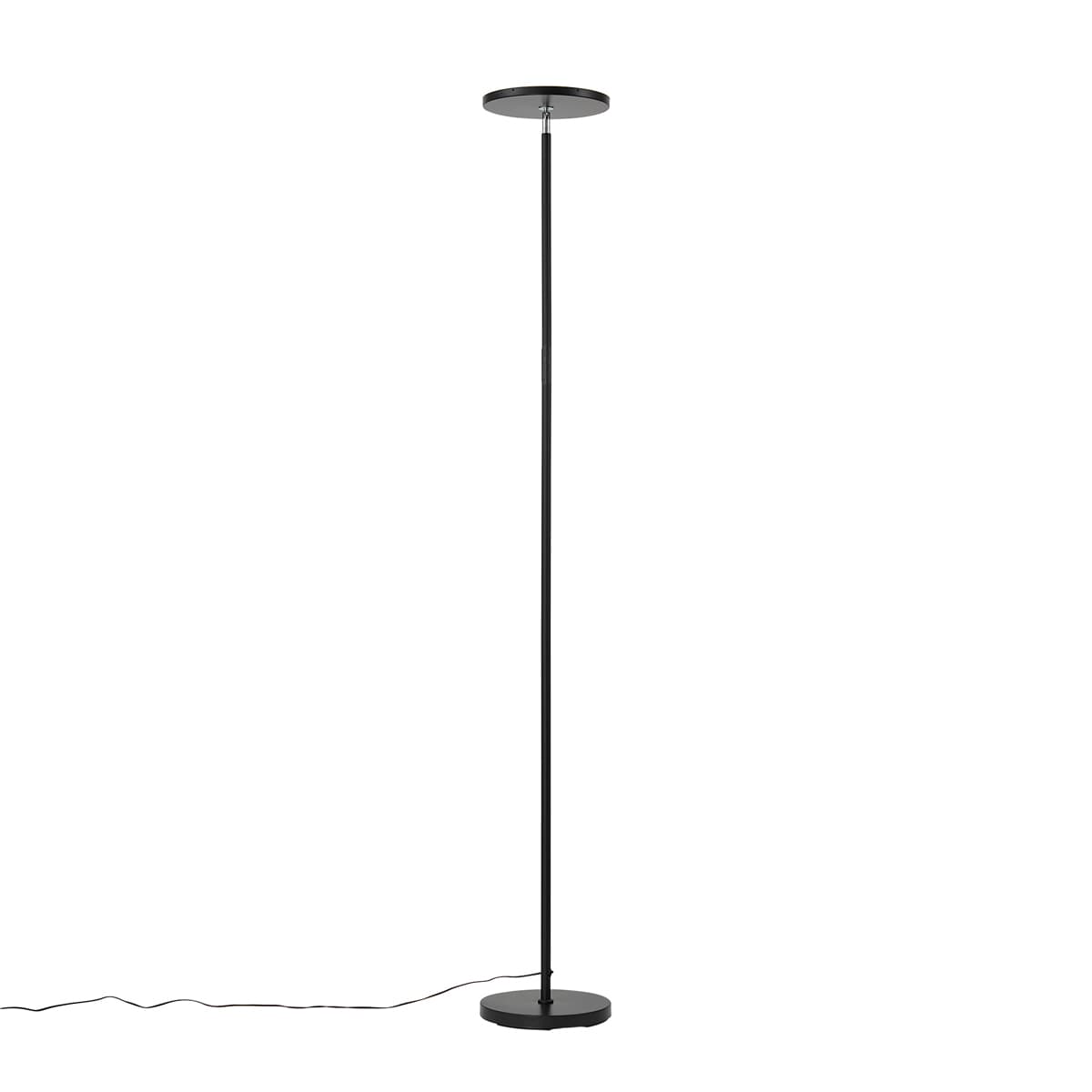 Moderná stojaca lampa čierna vrátane LED stmievateľná RGB s diaľkovým ovládaním - Sjors