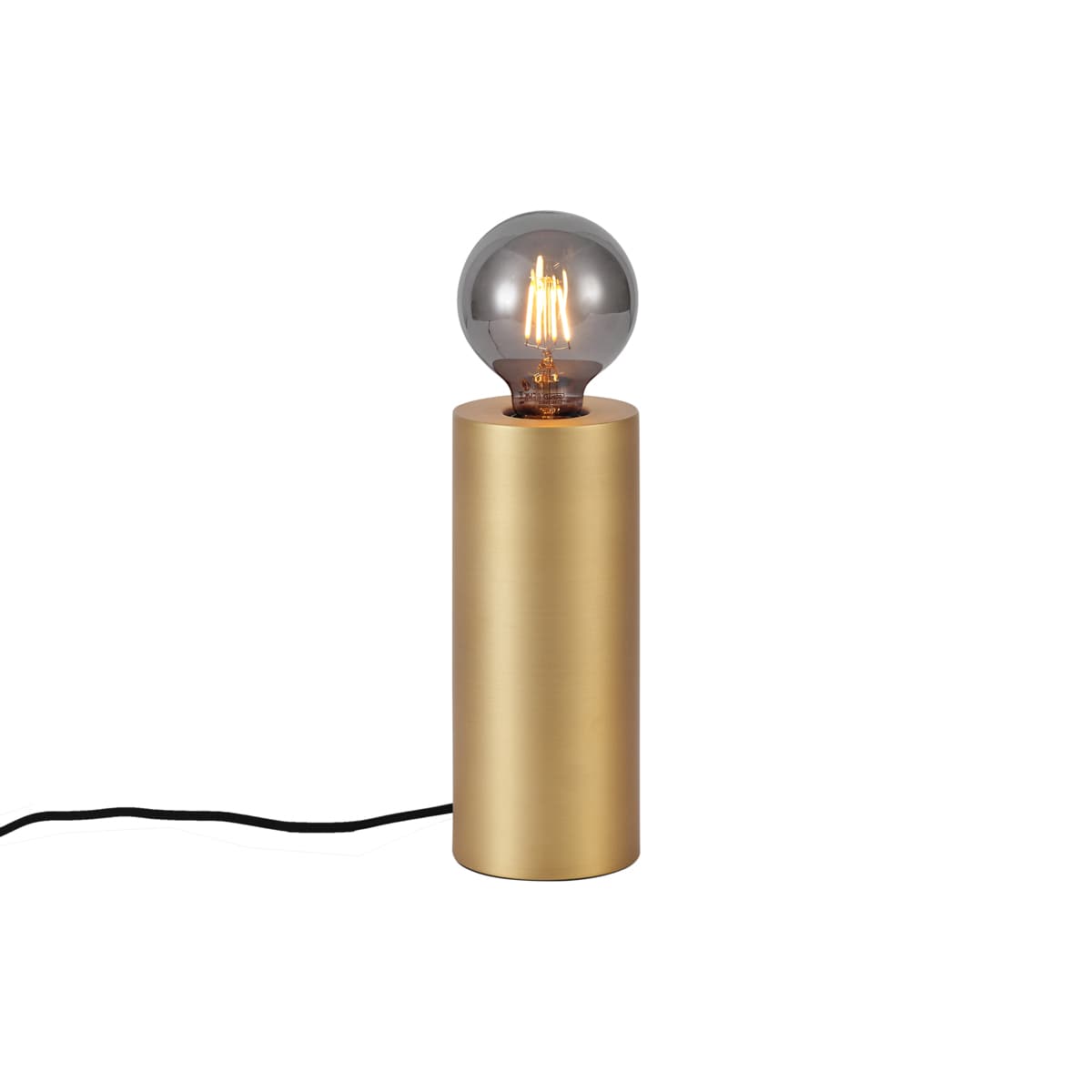 Moderná stolná lampa mosadzná 24 cm - Cylinder 1