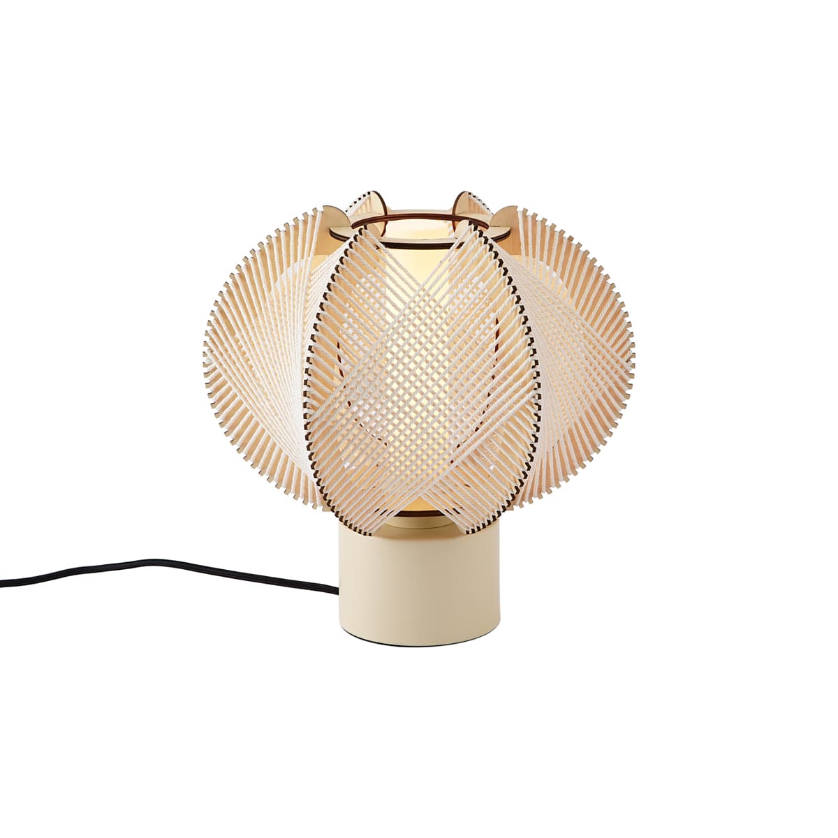 Japandi stolná lampa béžová 32 cm - Gertie