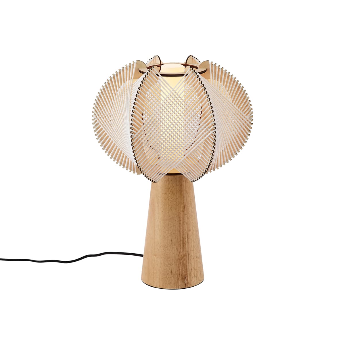 Japandi stolná lampa béžová 45 cm - Gertie