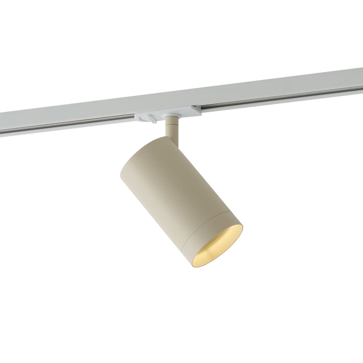 Moderný béžový reflektor pre 1-fázový koľajnicový systém GU10 70mm - Iconic Jeana Luxe