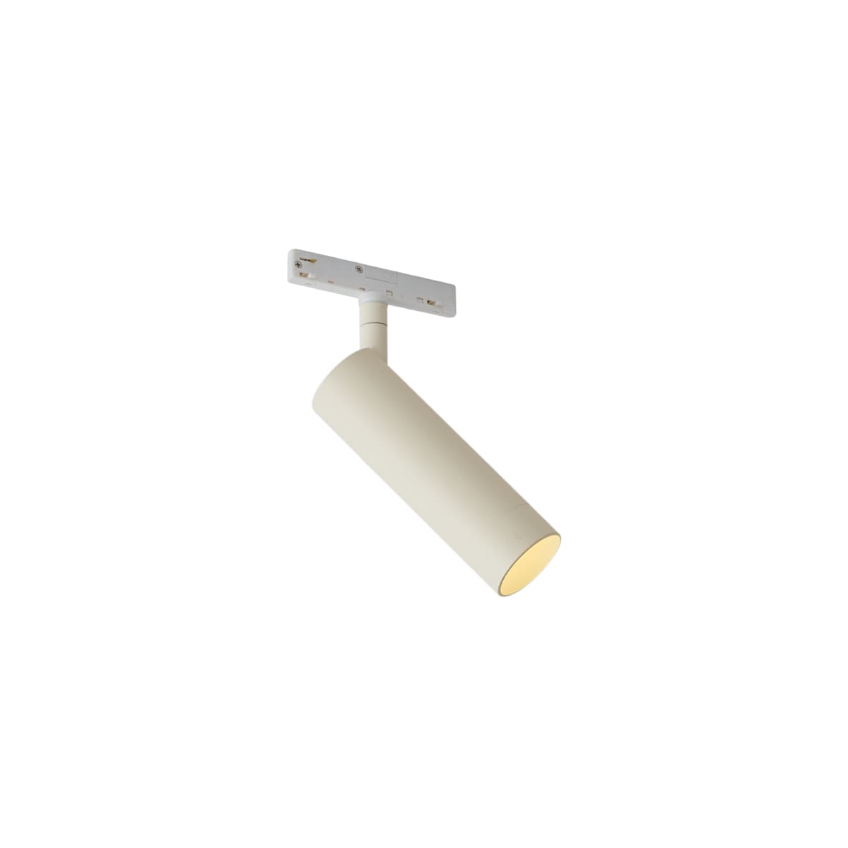 Moderný reflektor béžový s bielou pre koľajnicový systém 1-fázový GU10 35mm - Slimline Uzzy