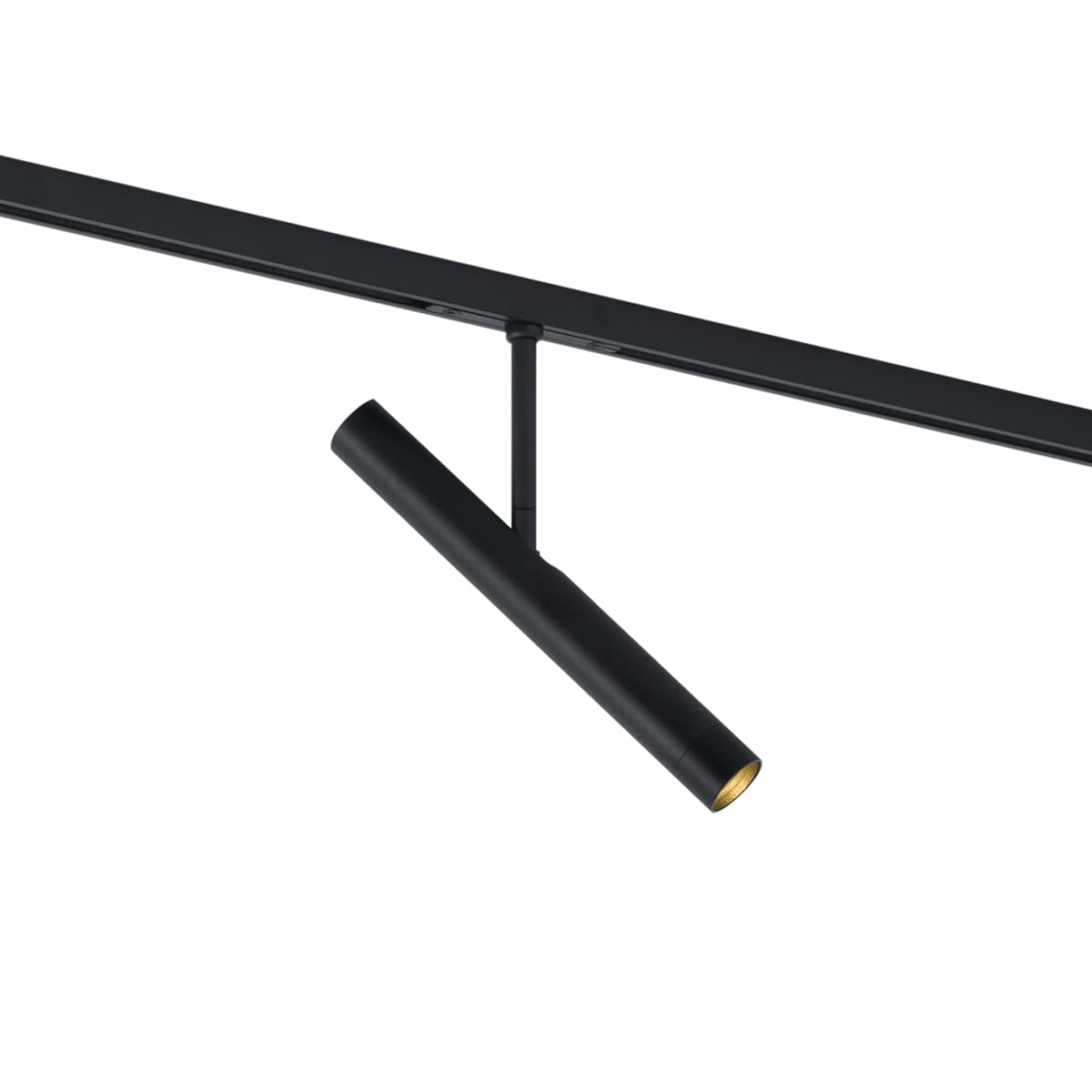 Moderný reflektor čierny pre 1-fázový koľajnicový systém - Slimline Avery 1