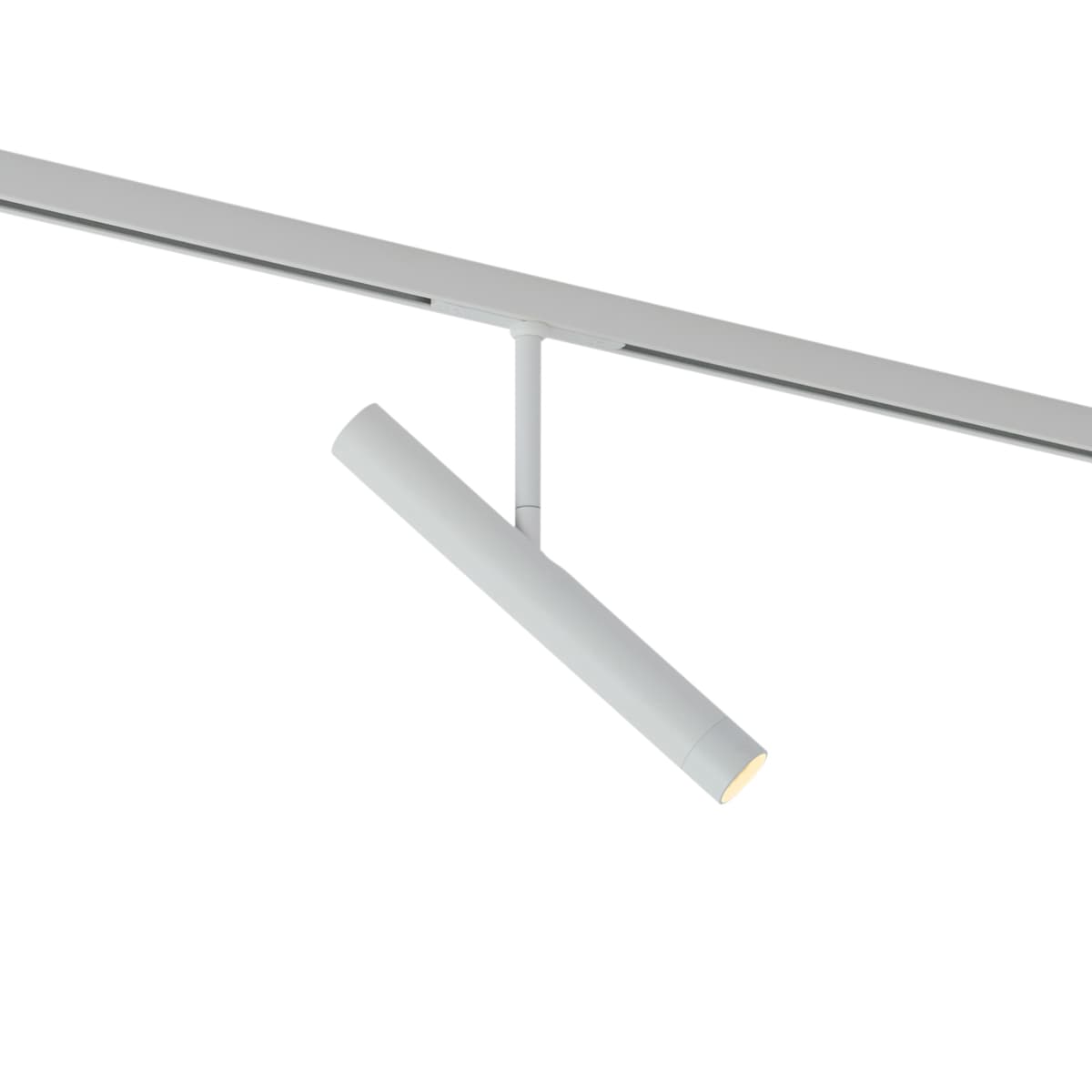 Moderný biely reflektor pre 1-fázový koľajnicový systém - Slimline Avery 1