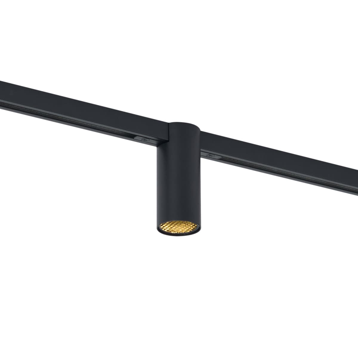 Moderný reflektor čierny pre koľajnicový systém 1-fázový GU10 35mm - Slimline Nubee Honey