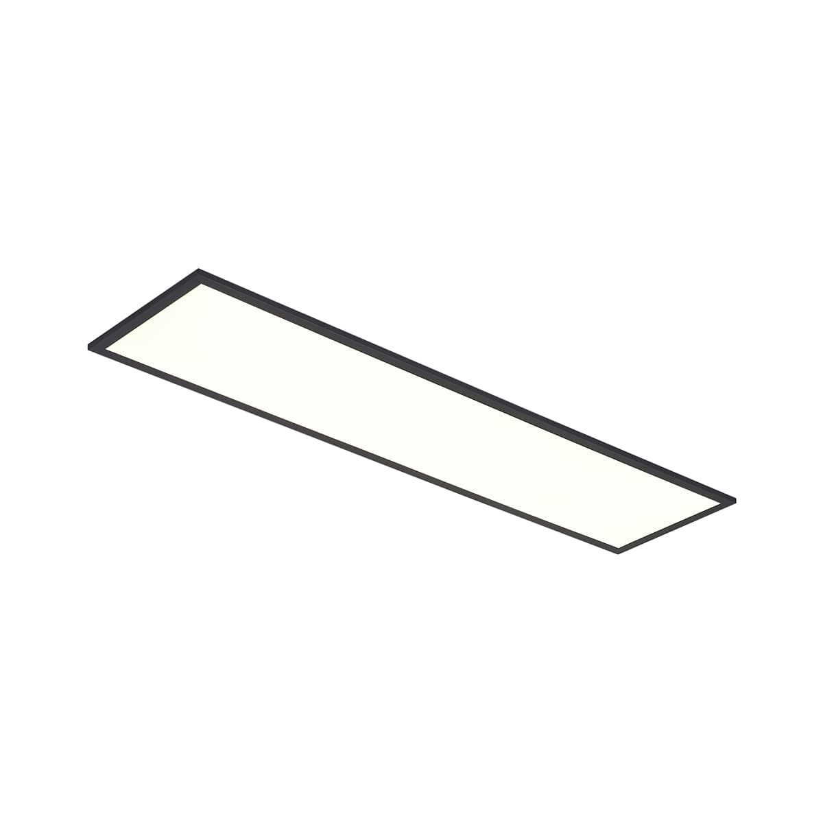 LED panel čierny obdĺžnikový vrátane LED 3-stupňovo stmievateľný - Reeves 1