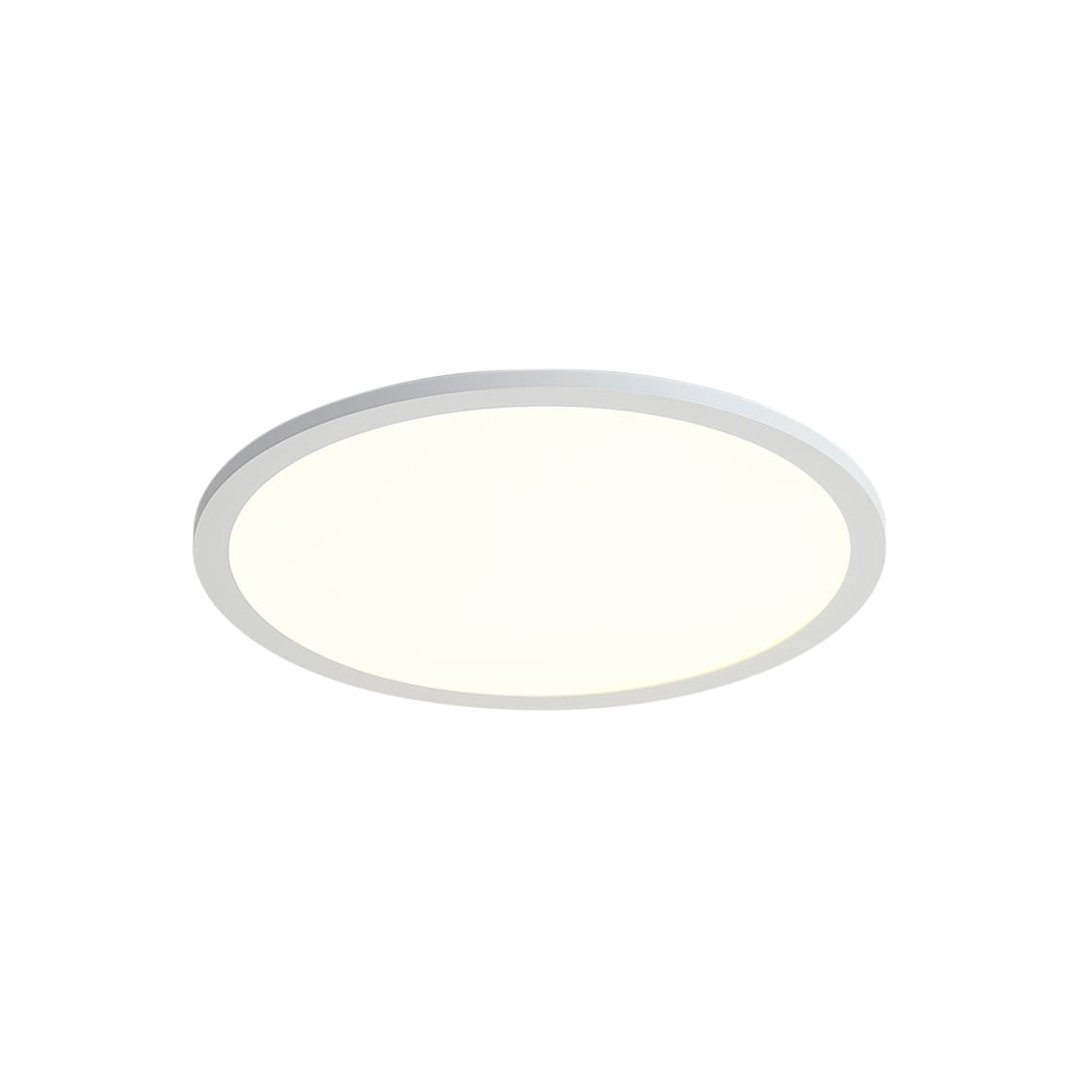 Inteligentný LED panel biely 40 cm vrátane LED stmievania na teplé svetlo s diaľkovým ovládaním - Knob 1