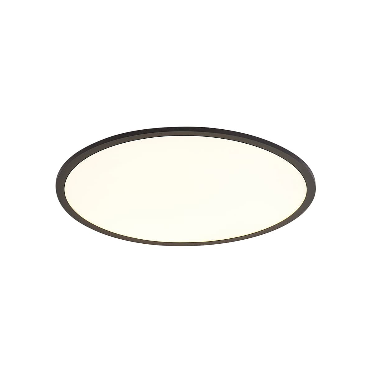 Inteligentný LED panel čierny 60 cm vrátane LED stmievania na teplé svetlo s diaľkovým ovládaním - Knob