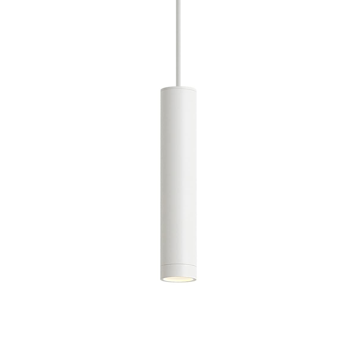 Dizajnové závesné svietidlo biele GU10 50mm IP44 - Tuba 1