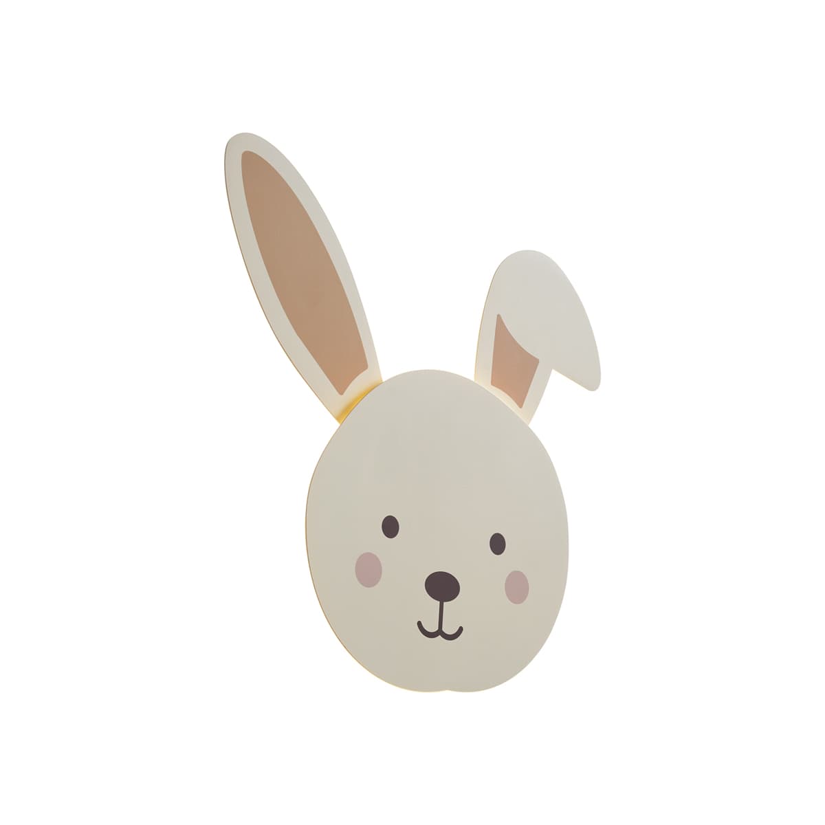 Detské nástenné svietidlo béžové s detailom vrátane LED 3-stupňové stmievateľné - Benny the Bunny 1