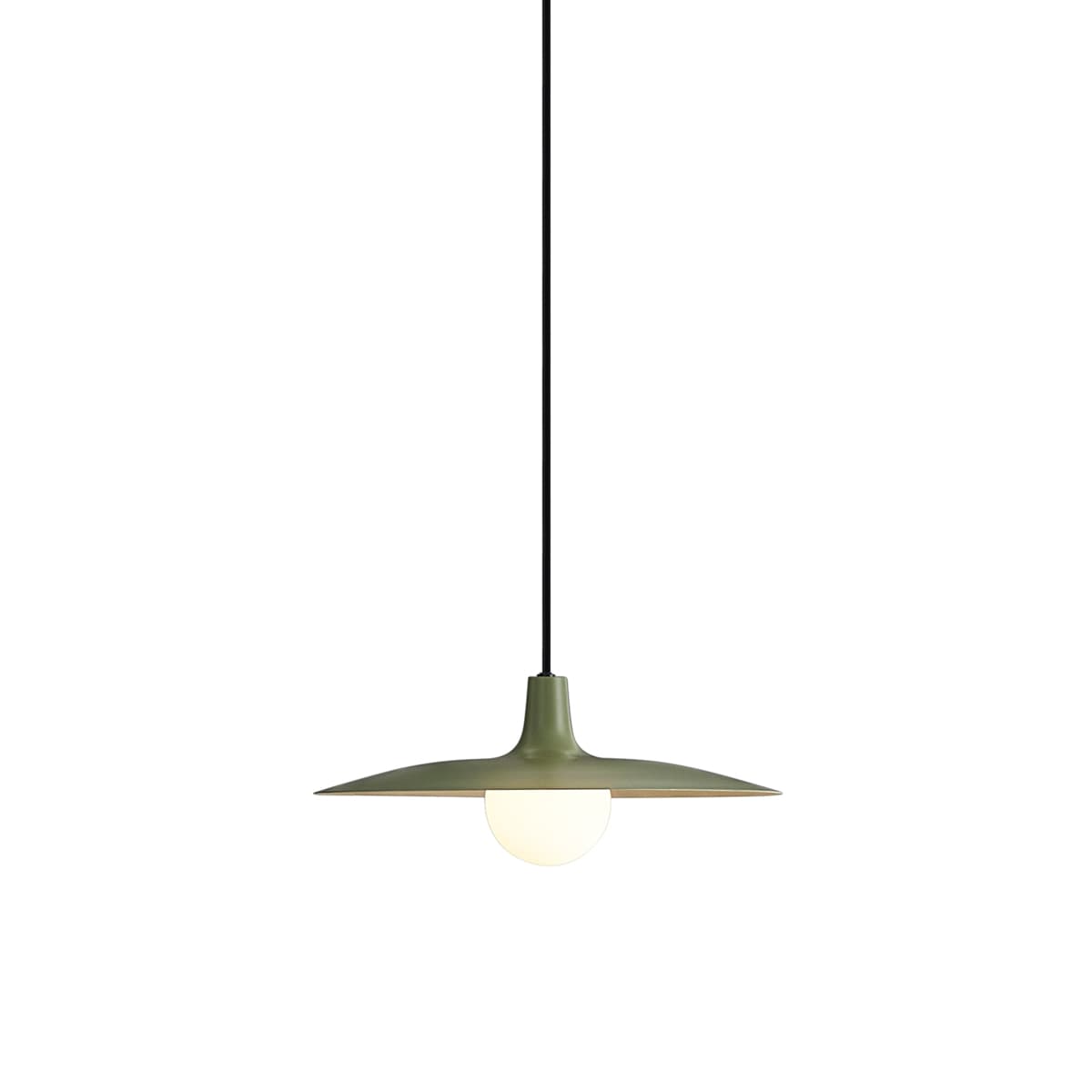 Retro závesná lampa zelená pre koľajnicový systém 1-fázový - Slimline Panzi