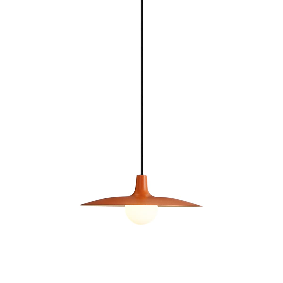 Retro závesná lampa oranžová pre koľajnicový systém 1-fázový - Slimline Panzi