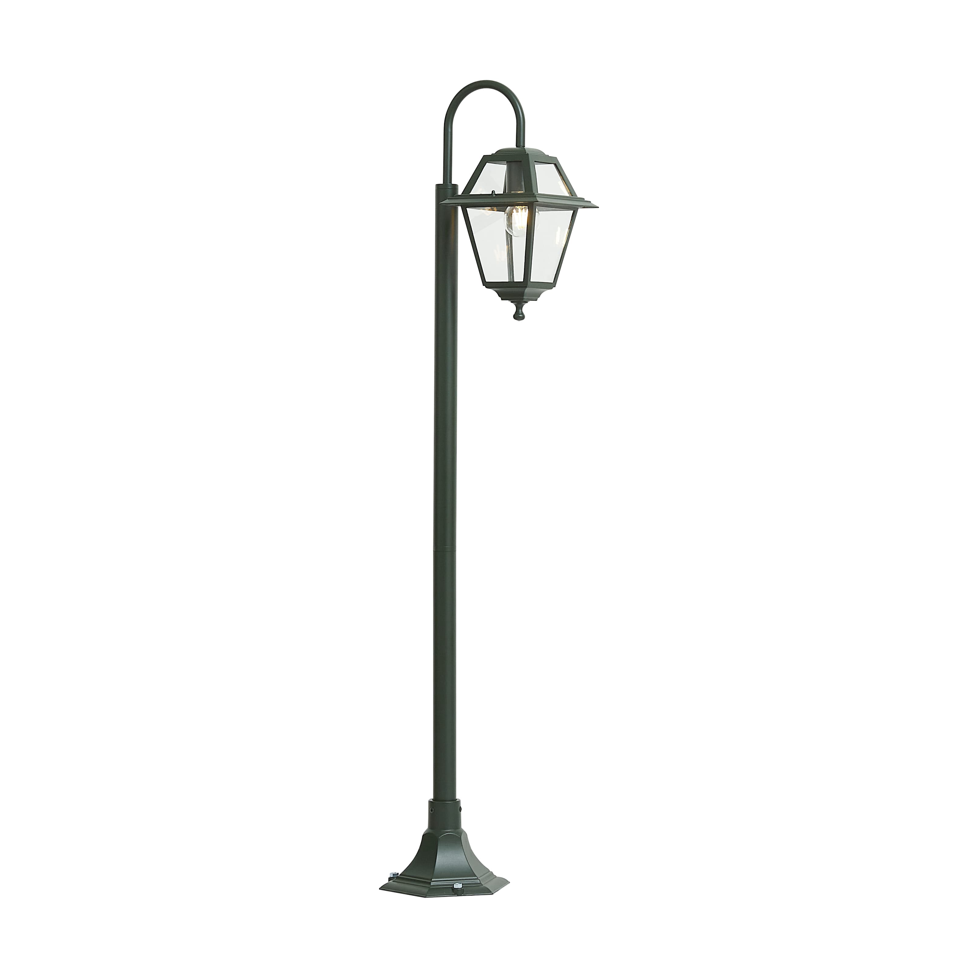Klasická vonkajšia lampa tmavozelená 135 cm IP44 - Berta 1