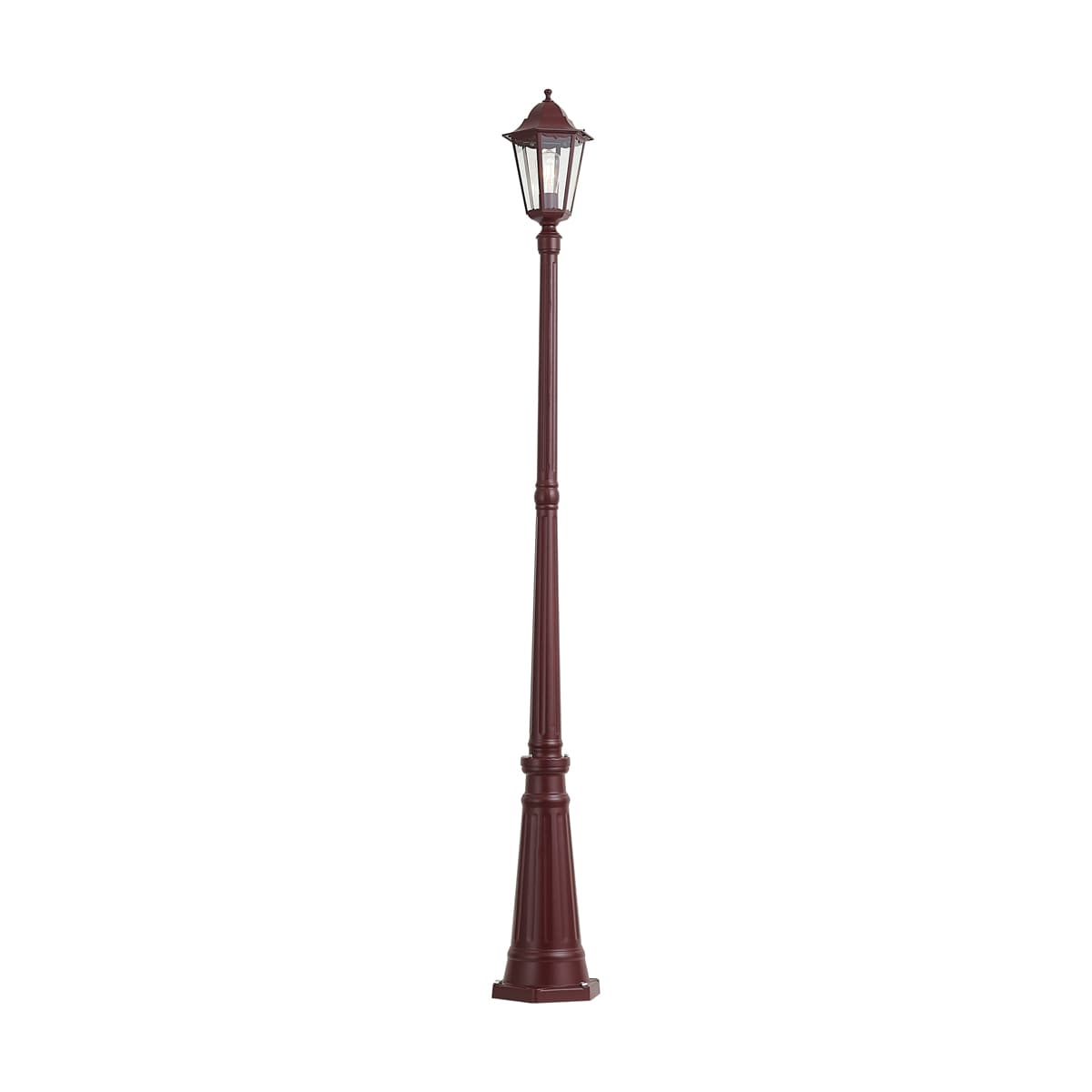 Klasická vonkajšia lampa tmavočervená 213 cm IP44 - Havana 1