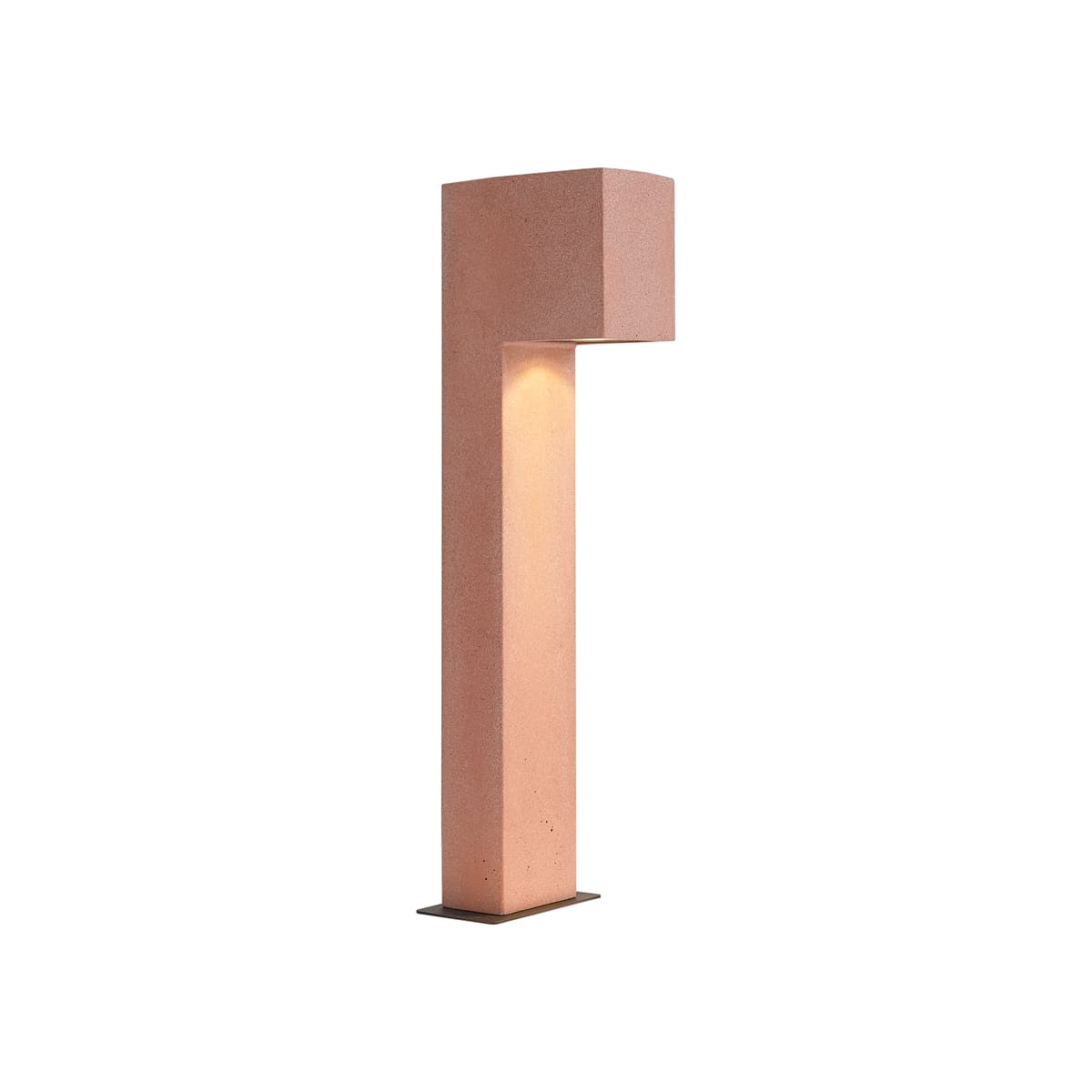 Moderné vonkajšie stĺpikové svietidlo terakota 65 cm IP44 - Pompei