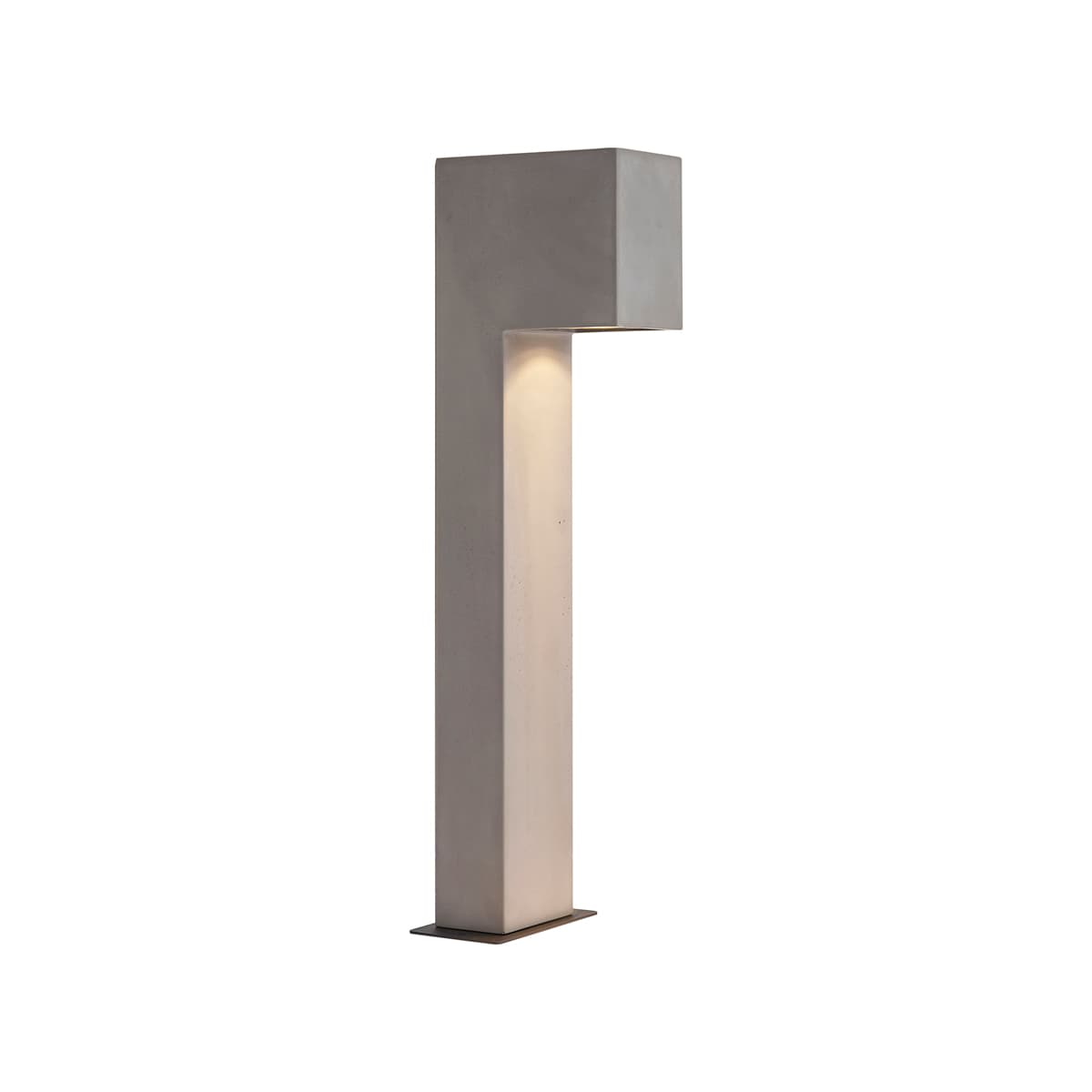 Moderný vonkajší stĺpik sivý 65 cm IP44 - Pompei 1