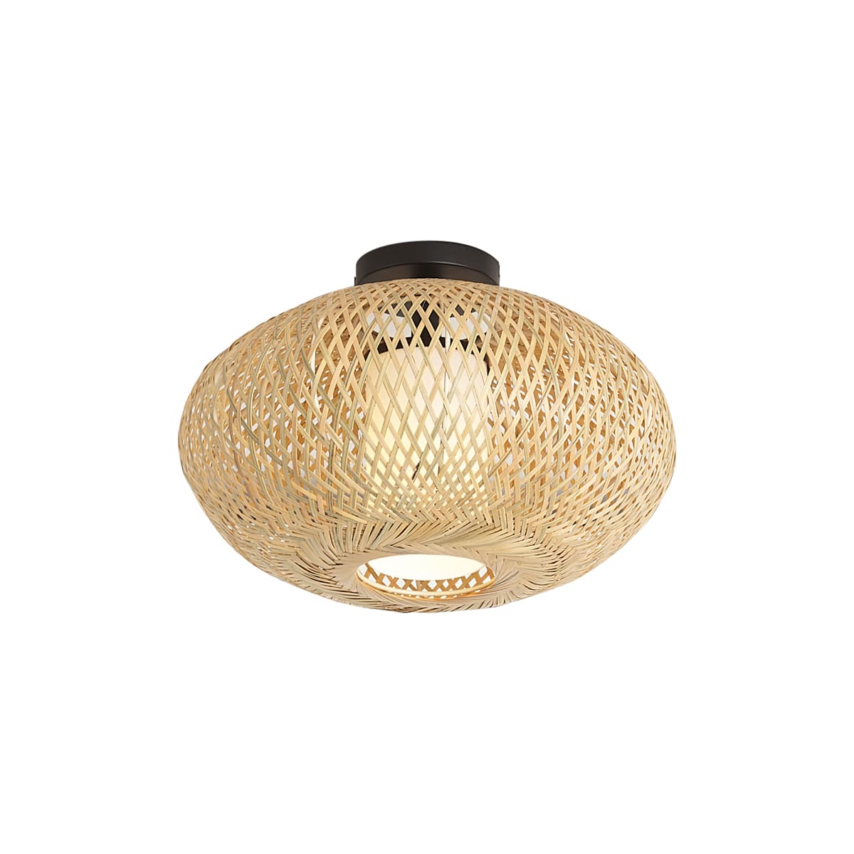 Japandi stropné svietidlo bambusové 42cm IP44 - Moana 1