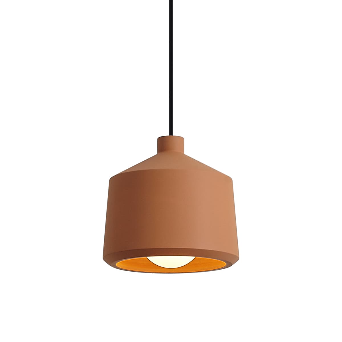 Boho závesná lampa terakota IP44 - Terracotta