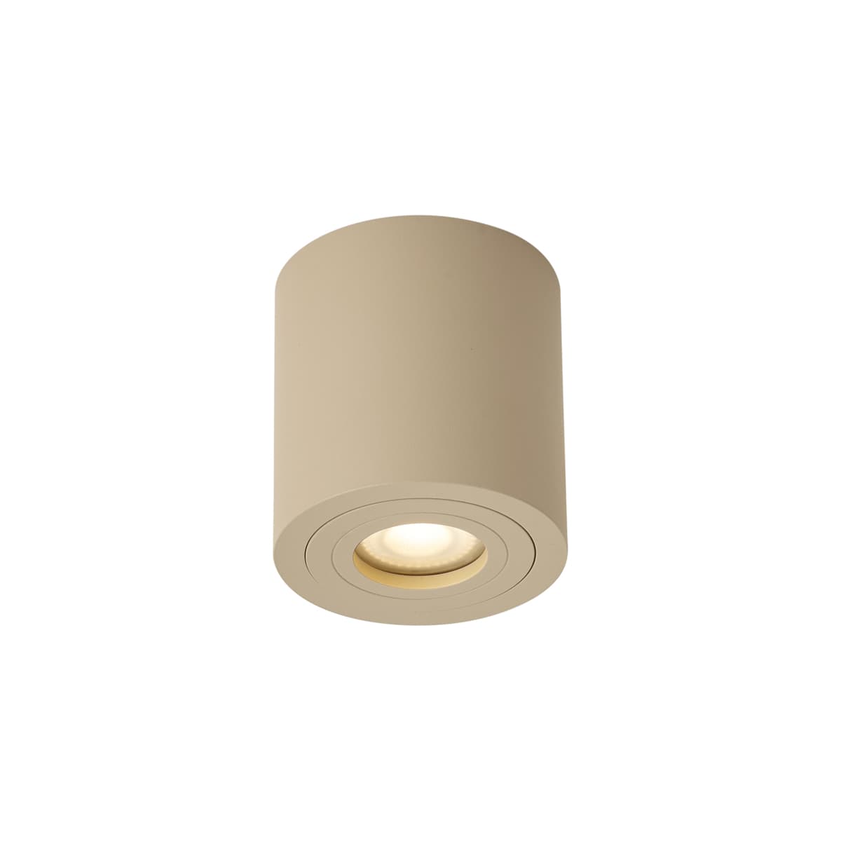 Moderné stropné bodové svietidlo Taupe GU10 50mm IP44 - Capa