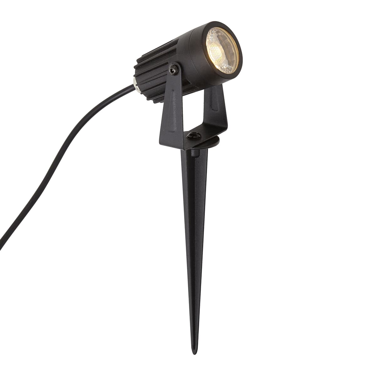 Moderný 12V reflektor čierny vrátane LED IP67 - Voltaire Pico 1