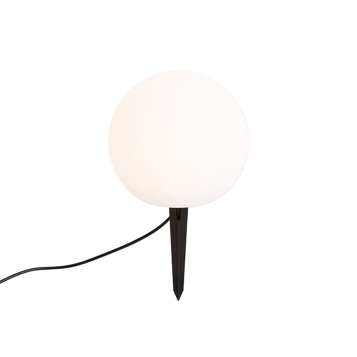 Moderná vonkajšia lampa 12V biela 20 cm vrátane LED IP65 - Voltaire Luno
