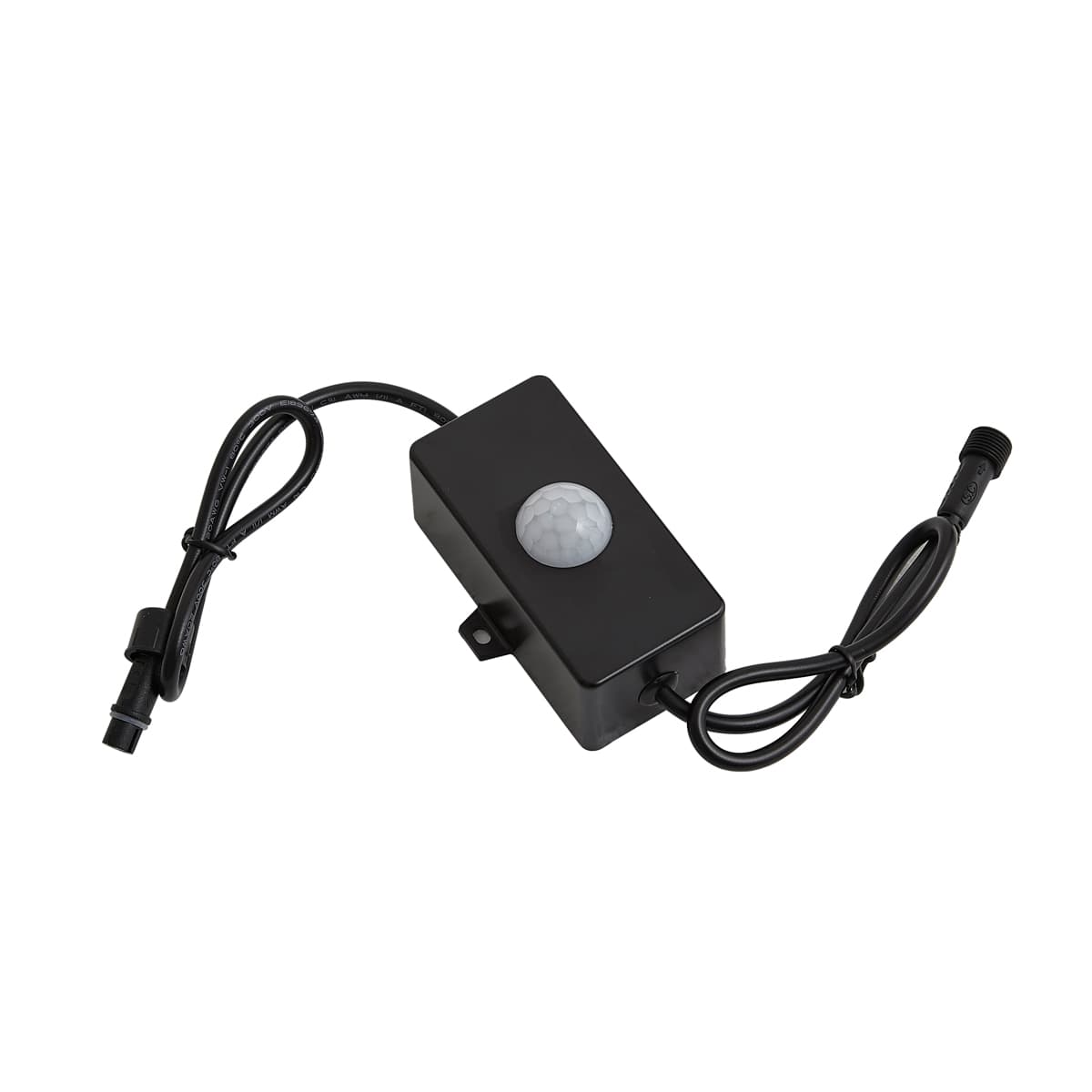 Pohybový senzor 12V čierny IP44 PIR - Voltaire