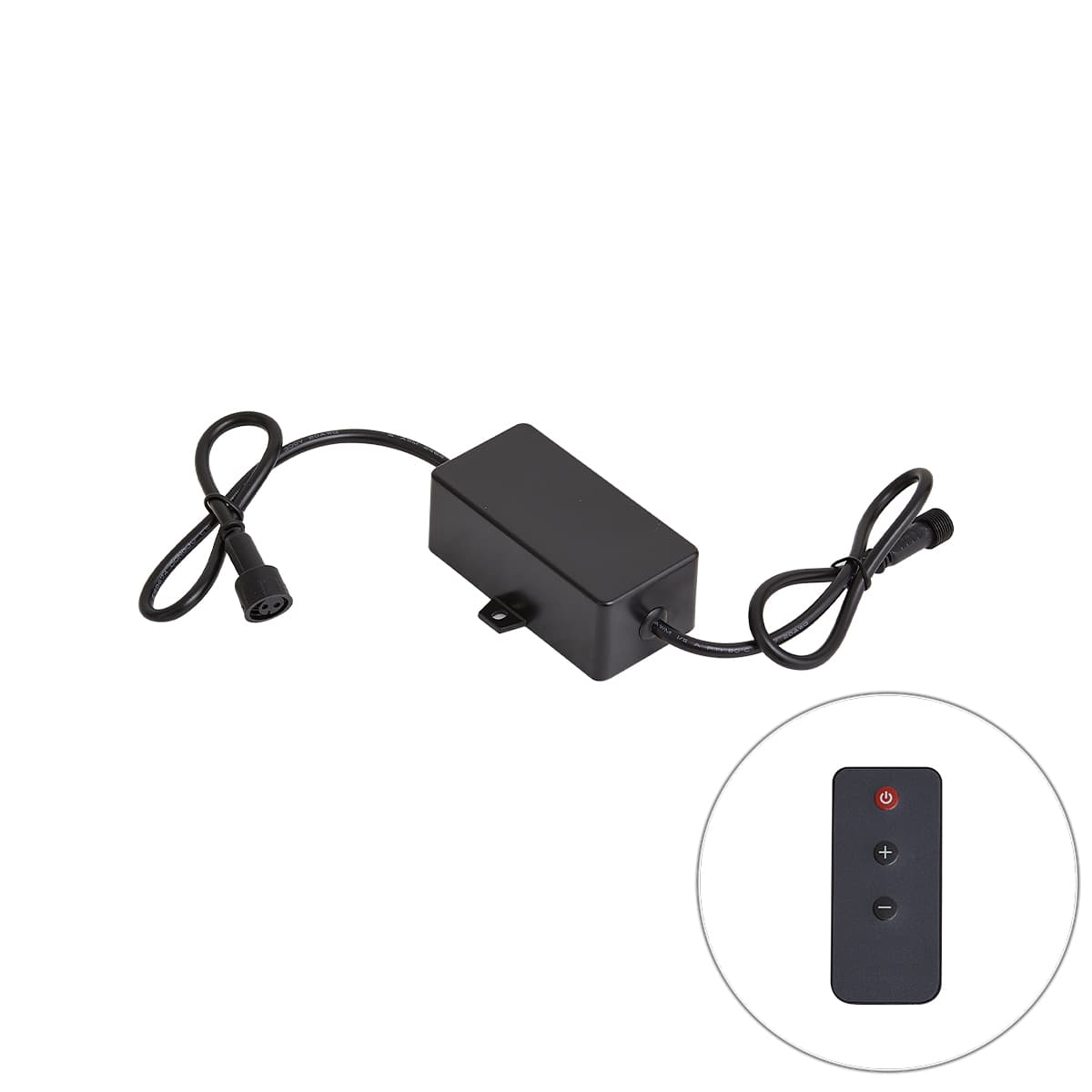 Modul 12V s diaľkovým ovládaním a prijímačom čierny IP67 - Voltaire 1