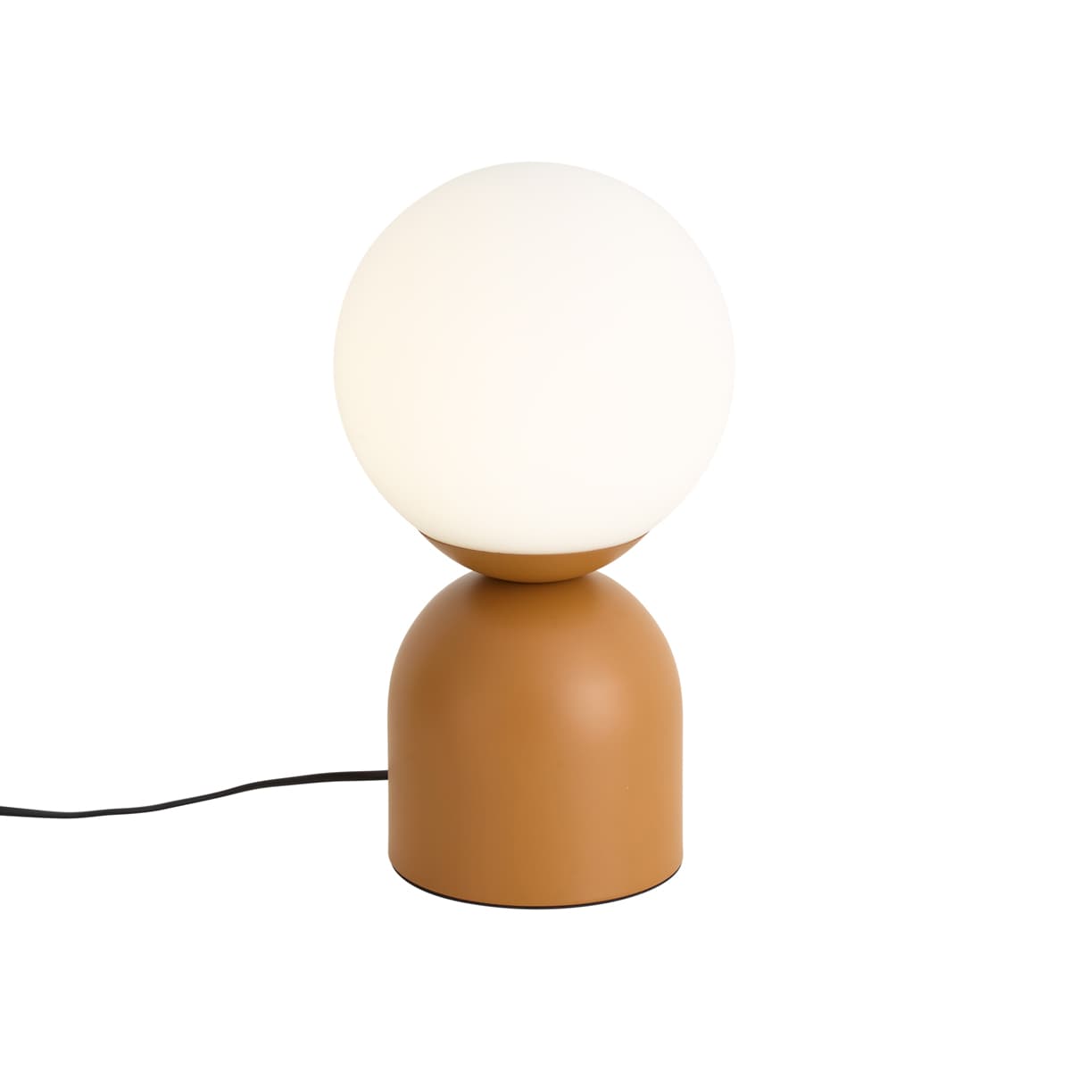 Hotel Chic Stolná lampa oranžová s opálovým sklom - Pallon Trend 1