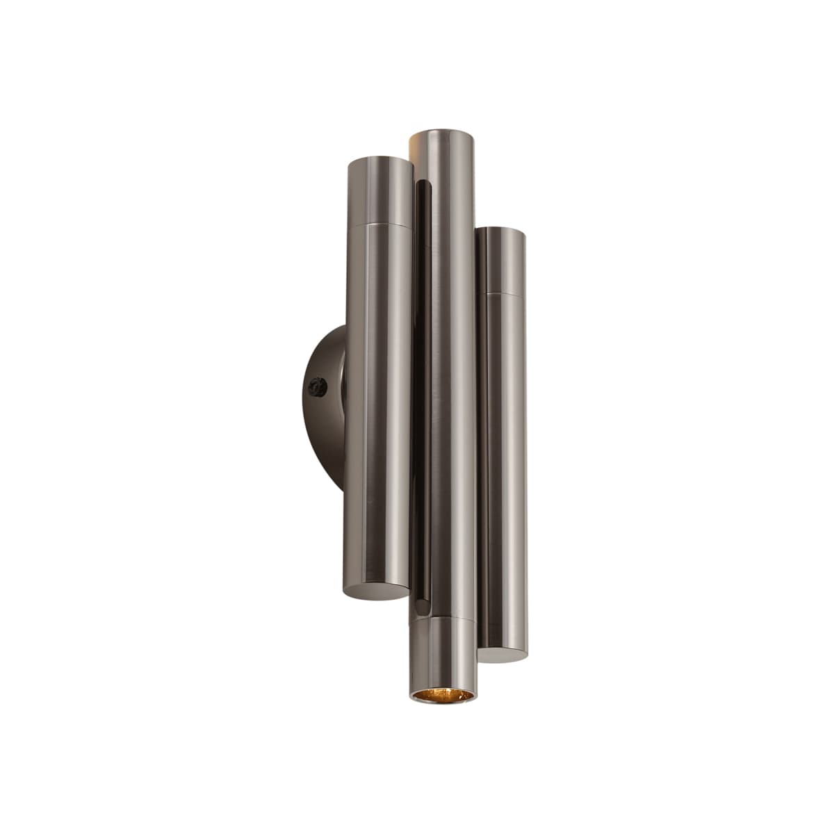 Retro nástenná lampa antracitová 3-svetelná - Pipes
