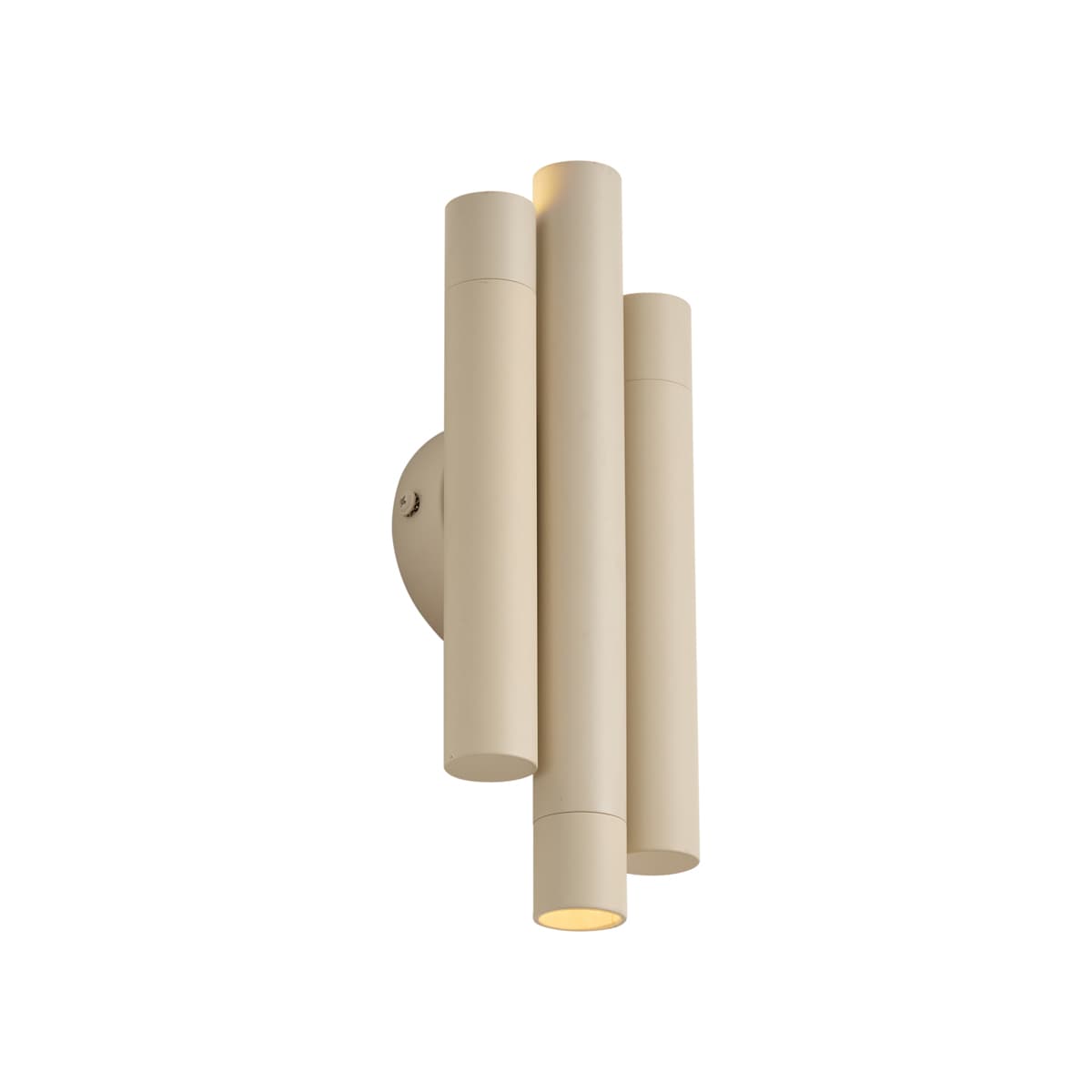 Retro nástenné svietidlo béžové 3-svetlové - Pipes 1