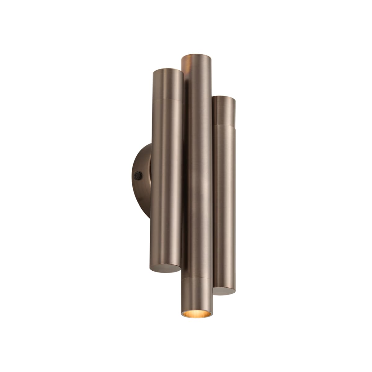 Moderné nástenné svietidlo tmavý bronz 3-svetlo - Pipes 1