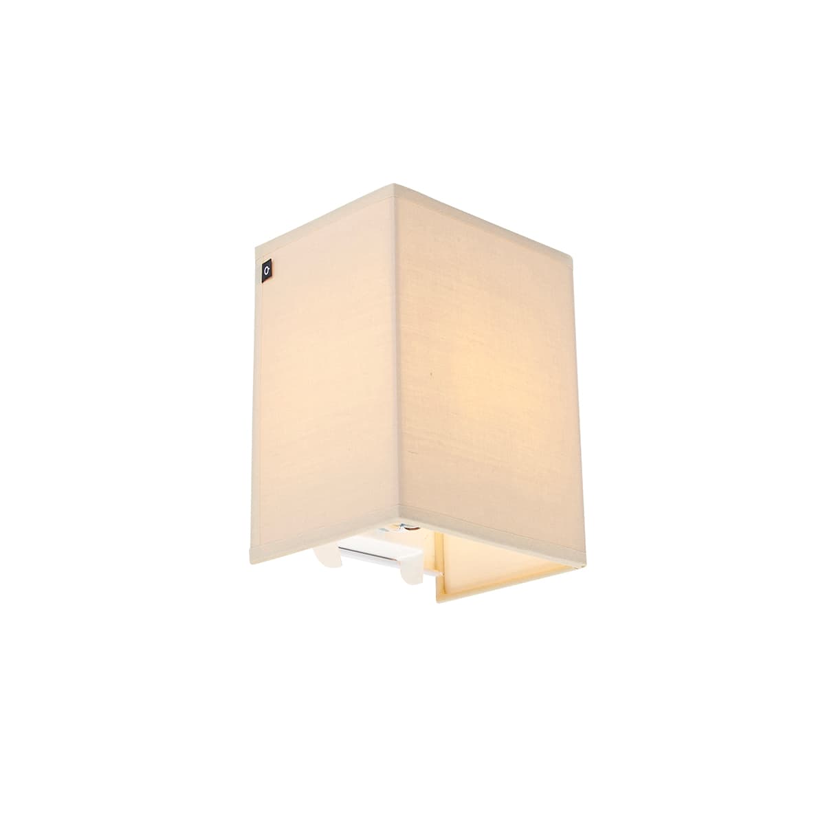 Rustikálna nástenná lampa béžová - Vete 1