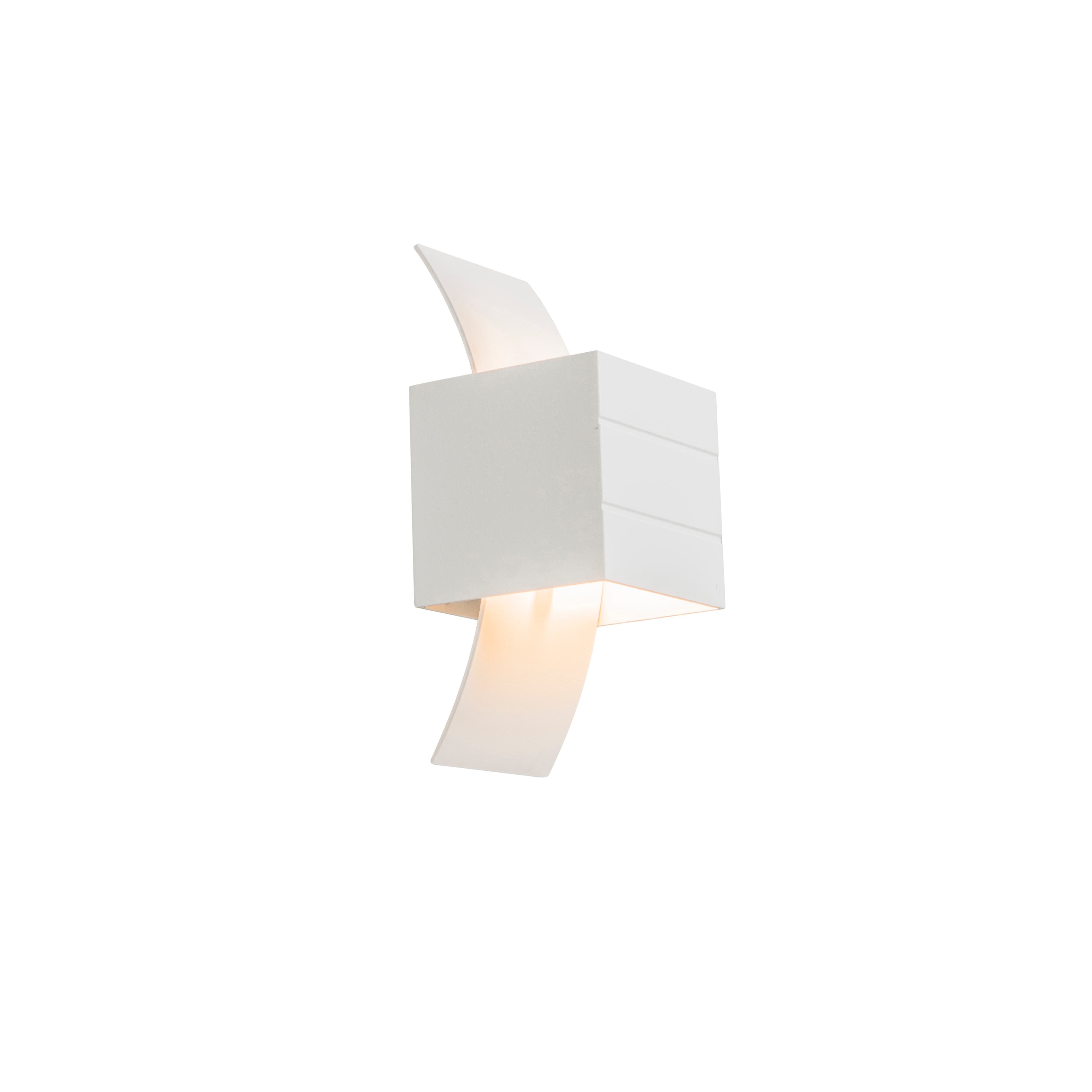 Moderná nástenná lampa biela - Amy 1