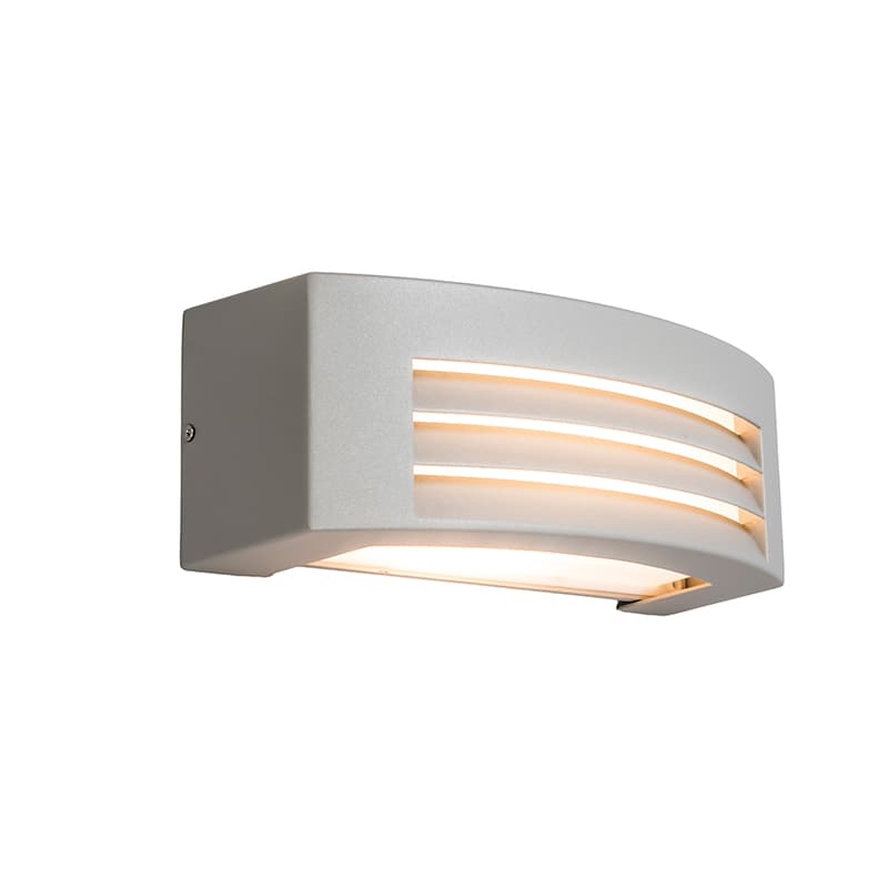 Moderná nástenná lampa sivá IP44 - Hurricane 1