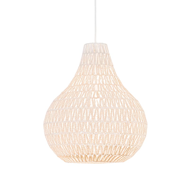 Skandiánske závesné svietidlo biele 45 cm - Lina Drop 1