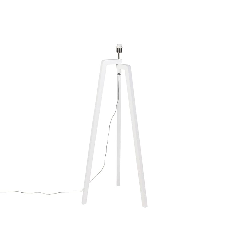 Moderná stojaca lampa biela bez tienidla - Puros