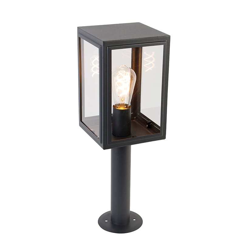 Vonkajšia lampa na stĺp sivá 50 cm IP44 - Sutton 1