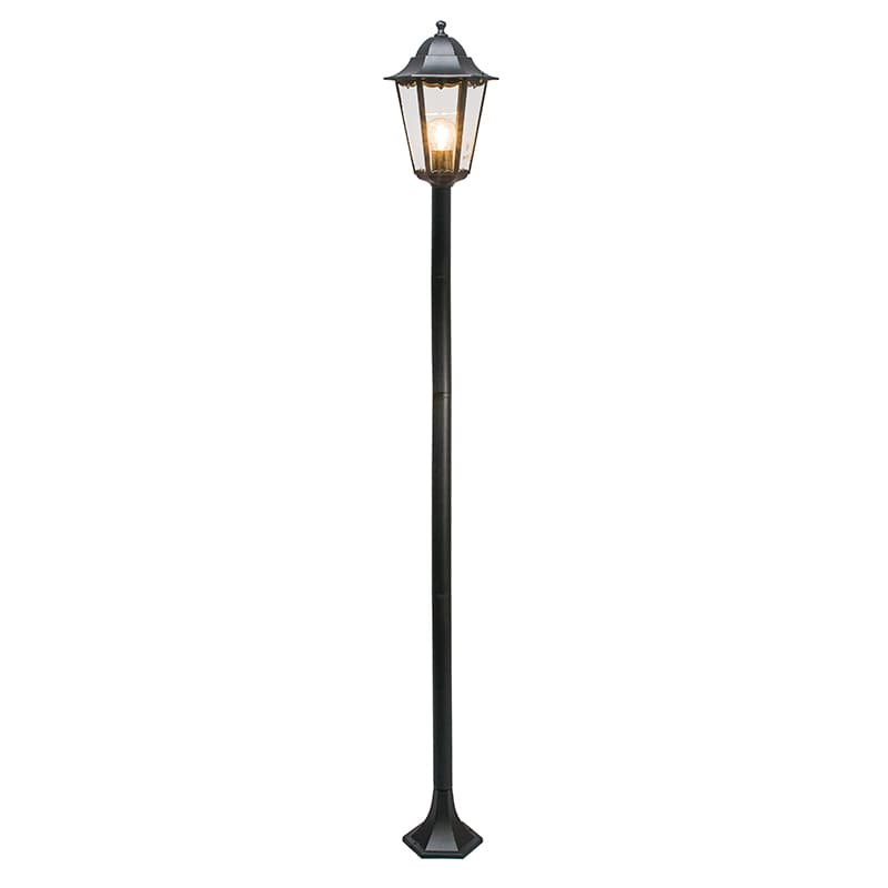 Klasická vonkajšia stojaca lampa čierna 170 cm IP44 - New Orleans 1 1