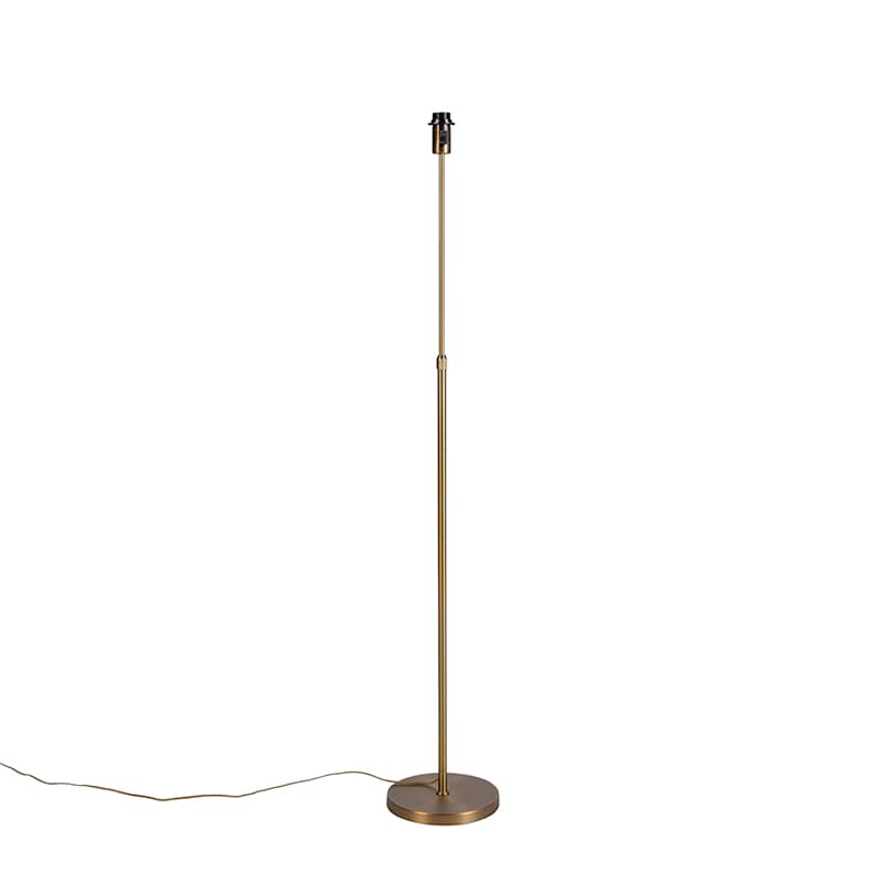 Vintage stojaca lampa nastaviteľná bronzová - Parte
