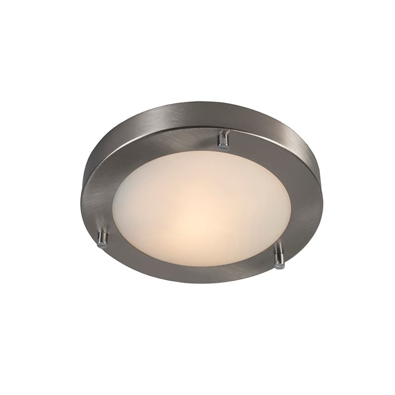 Moderné stropné svietidlo oceľ 18 cm IP44 - Yuma 1